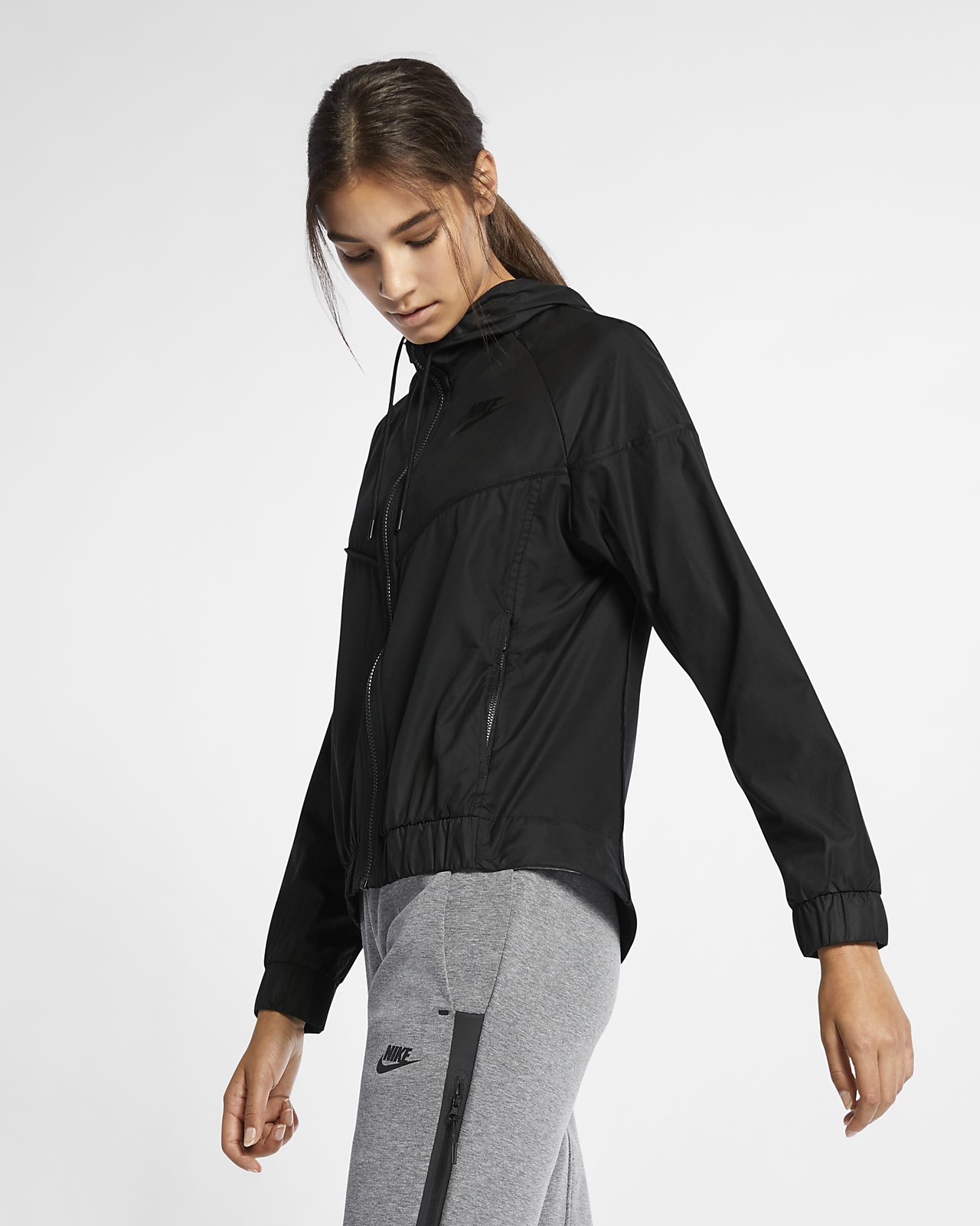 woman windbreaker