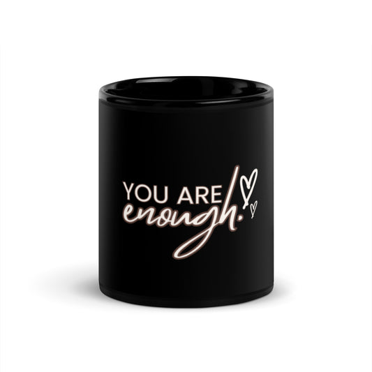 Black Glossy Mug / printed