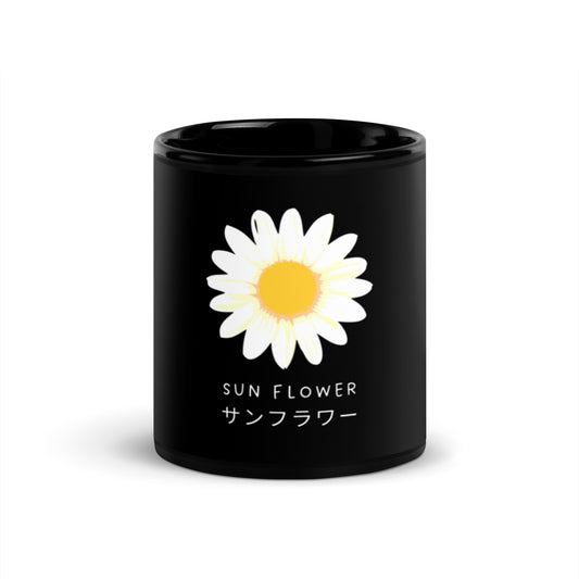 Black Glossy Mug / printed