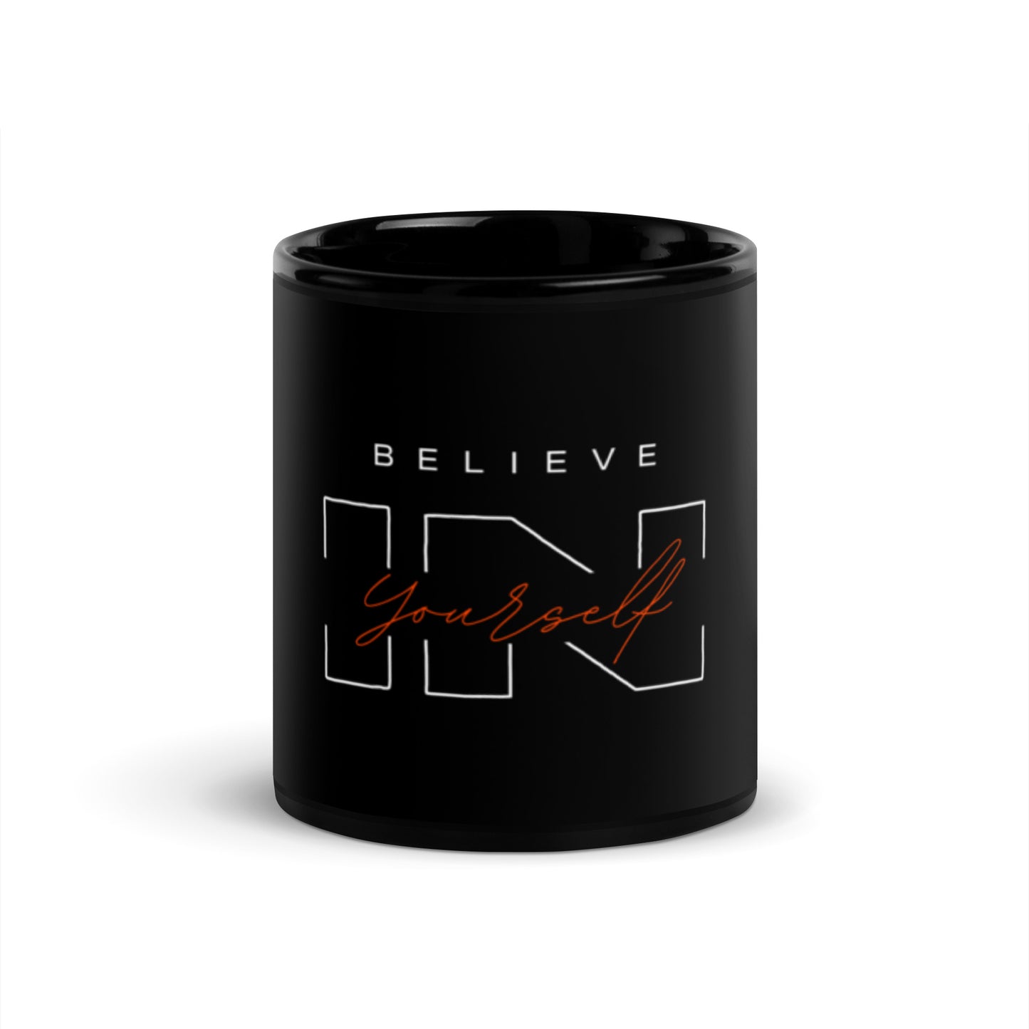 Black Glossy Mug / printed