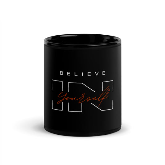 Black Glossy Mug / printed