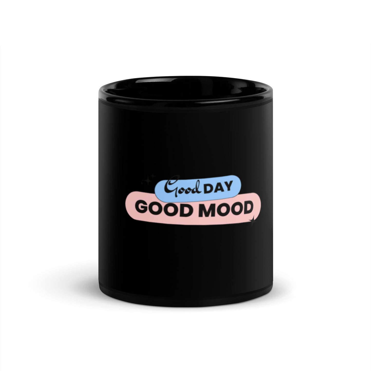 Black Glossy Mug / printed