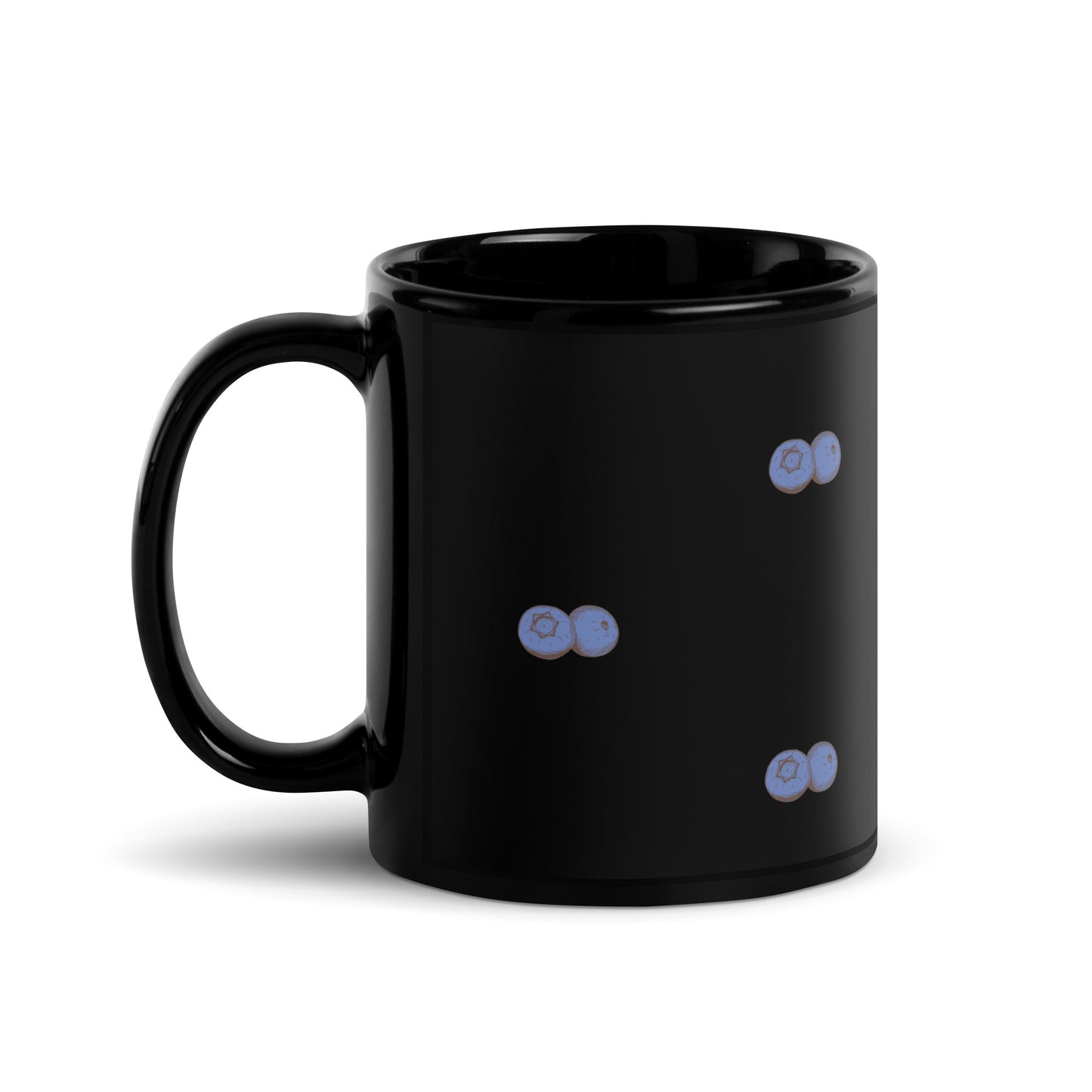 Black Glossy Mug / printed