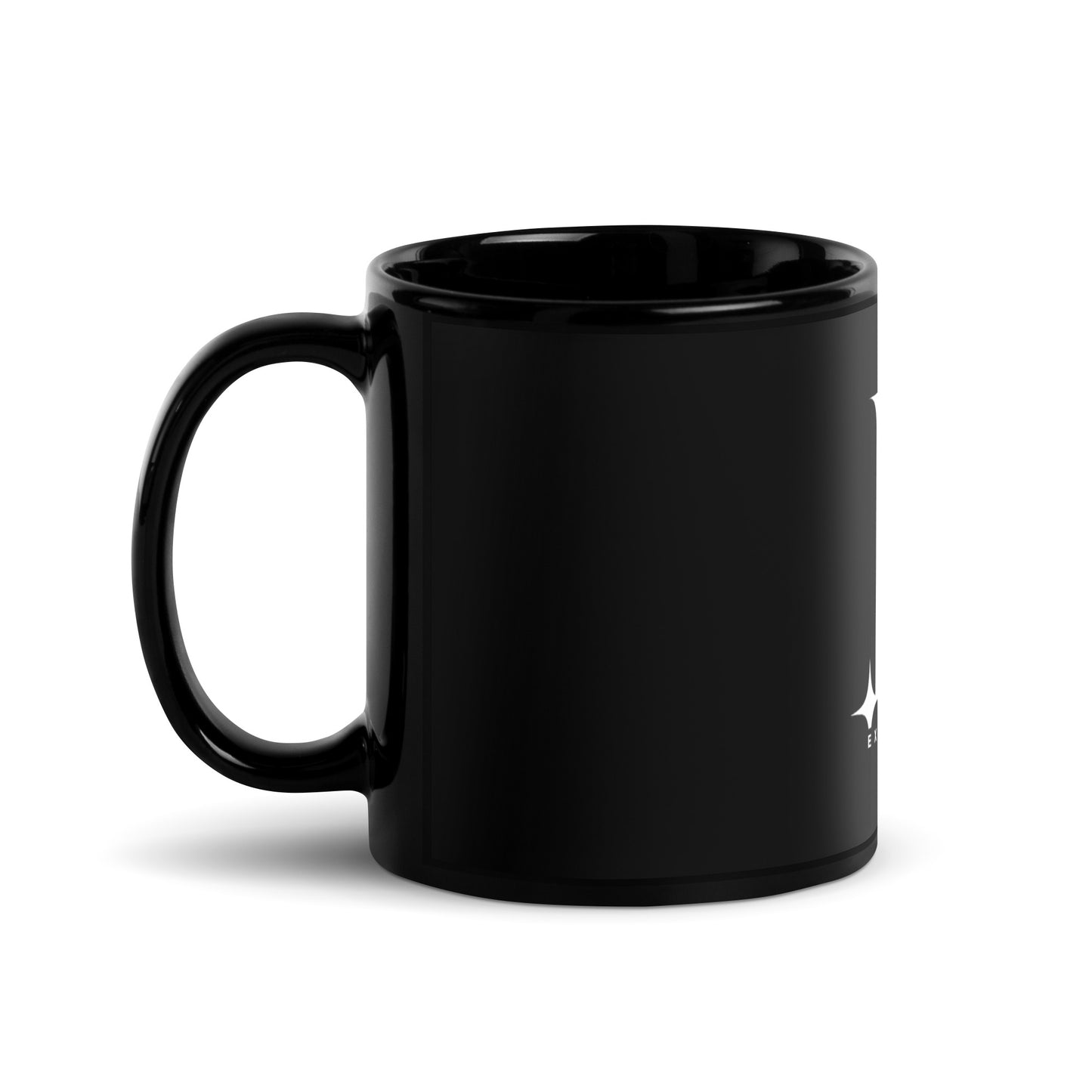 Our logo - (Black Glossy Mug