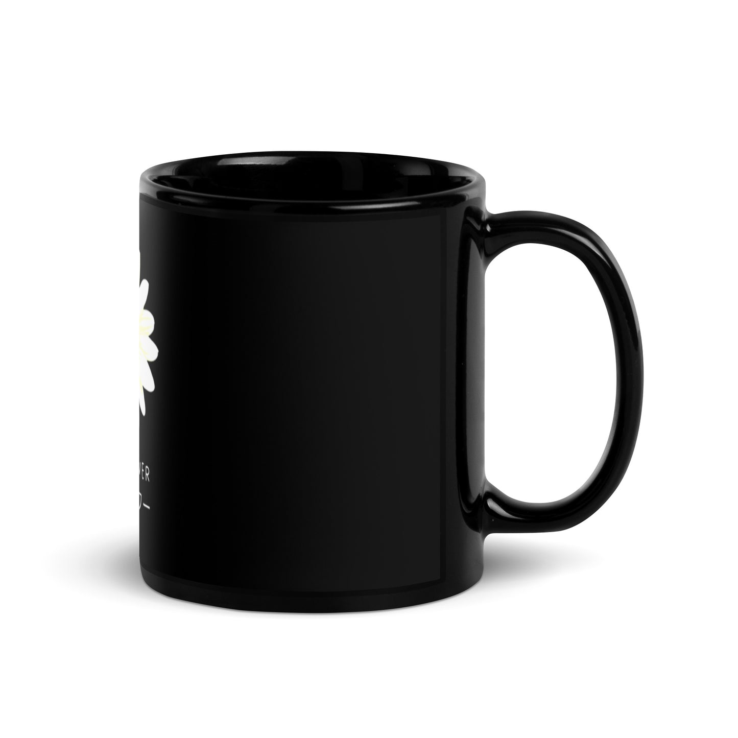 Black Glossy Mug / printed