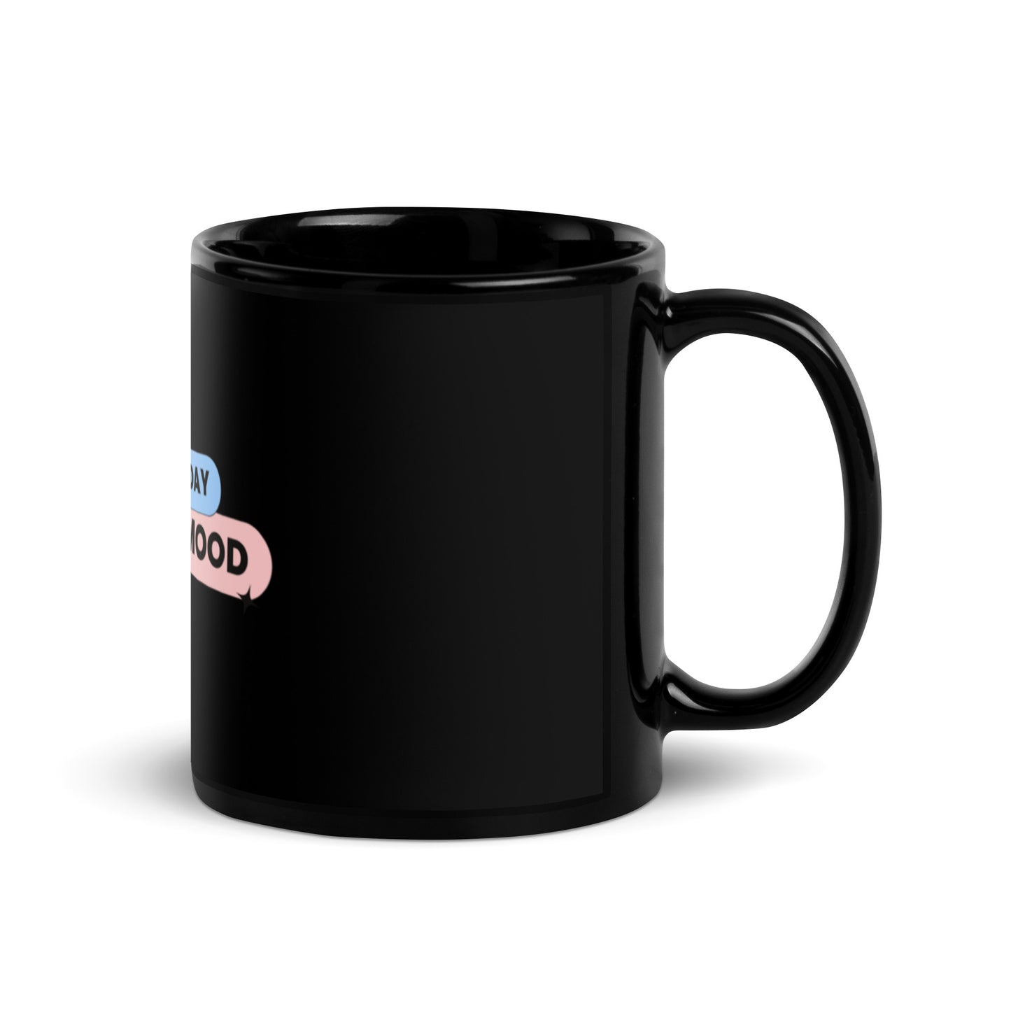 Black Glossy Mug / printed