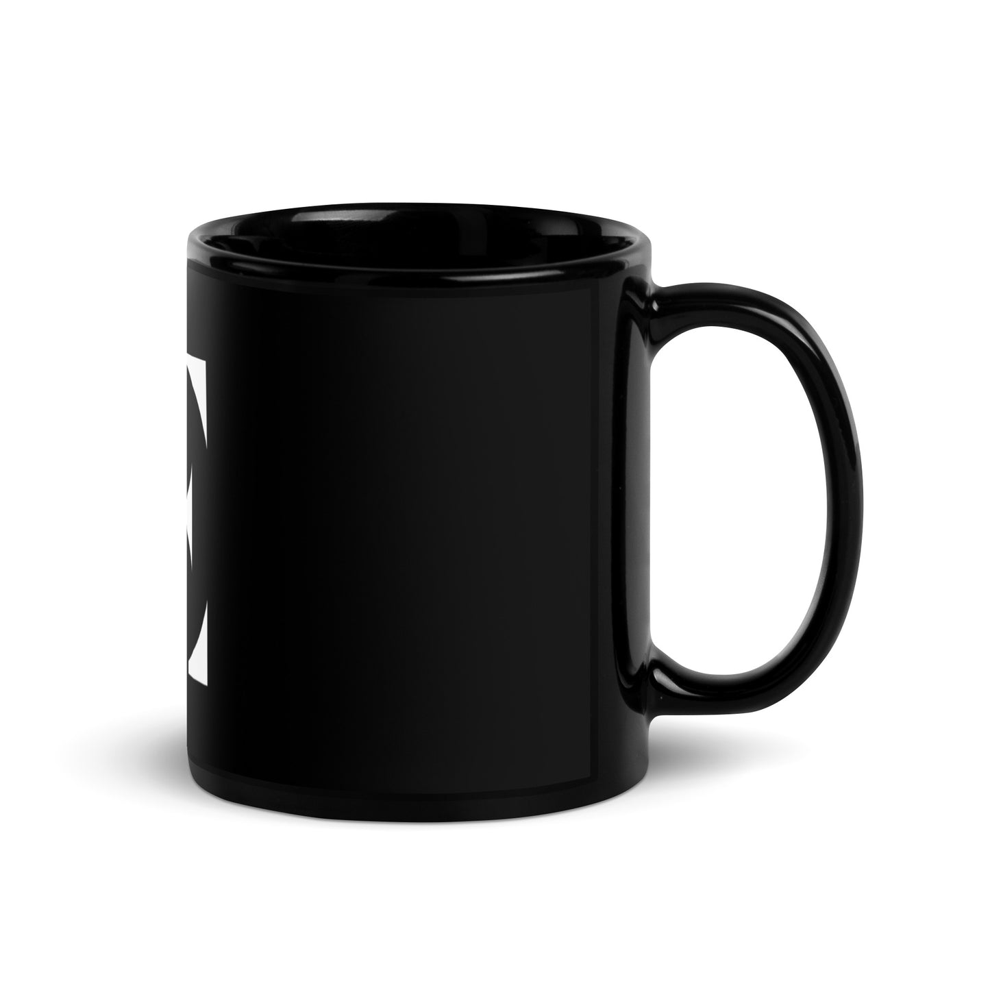 Our logo - (Black Glossy Mug