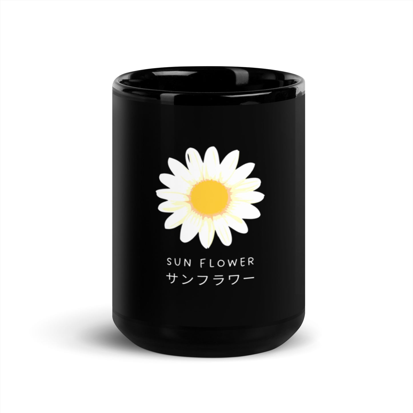 Black Glossy Mug / printed