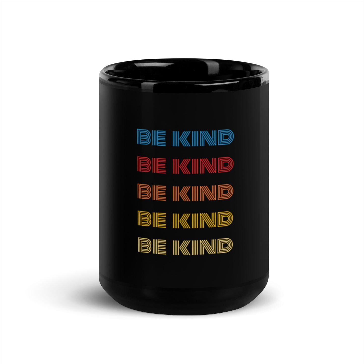 Black Glossy Mug / printed