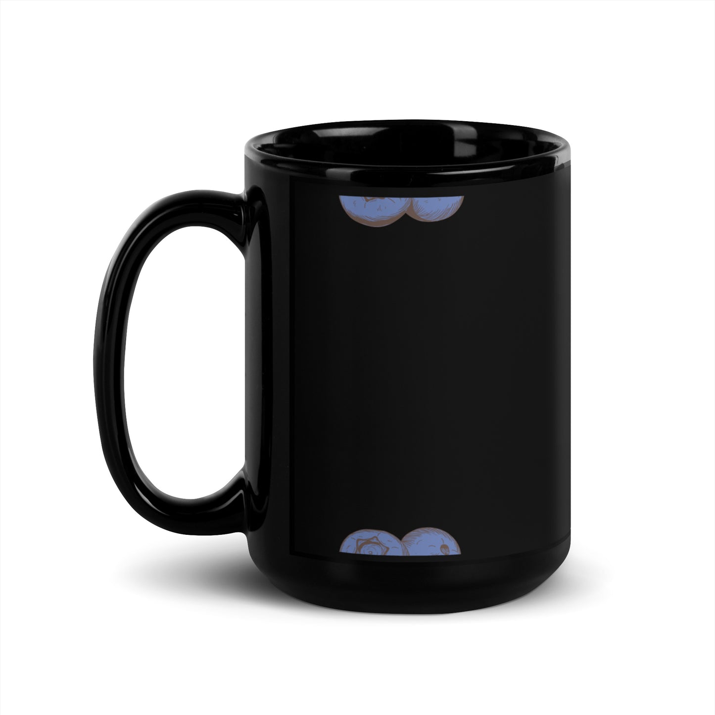 Black Glossy Mug / printed