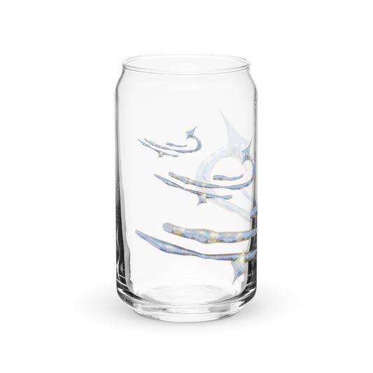 Can-shaped glass / Printed on