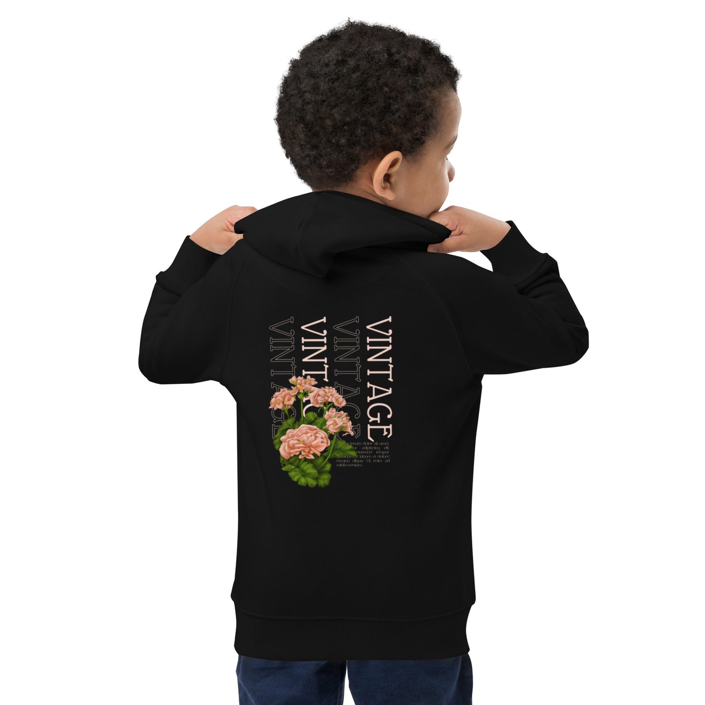 Kids eco hoodie / Graphic hoodie