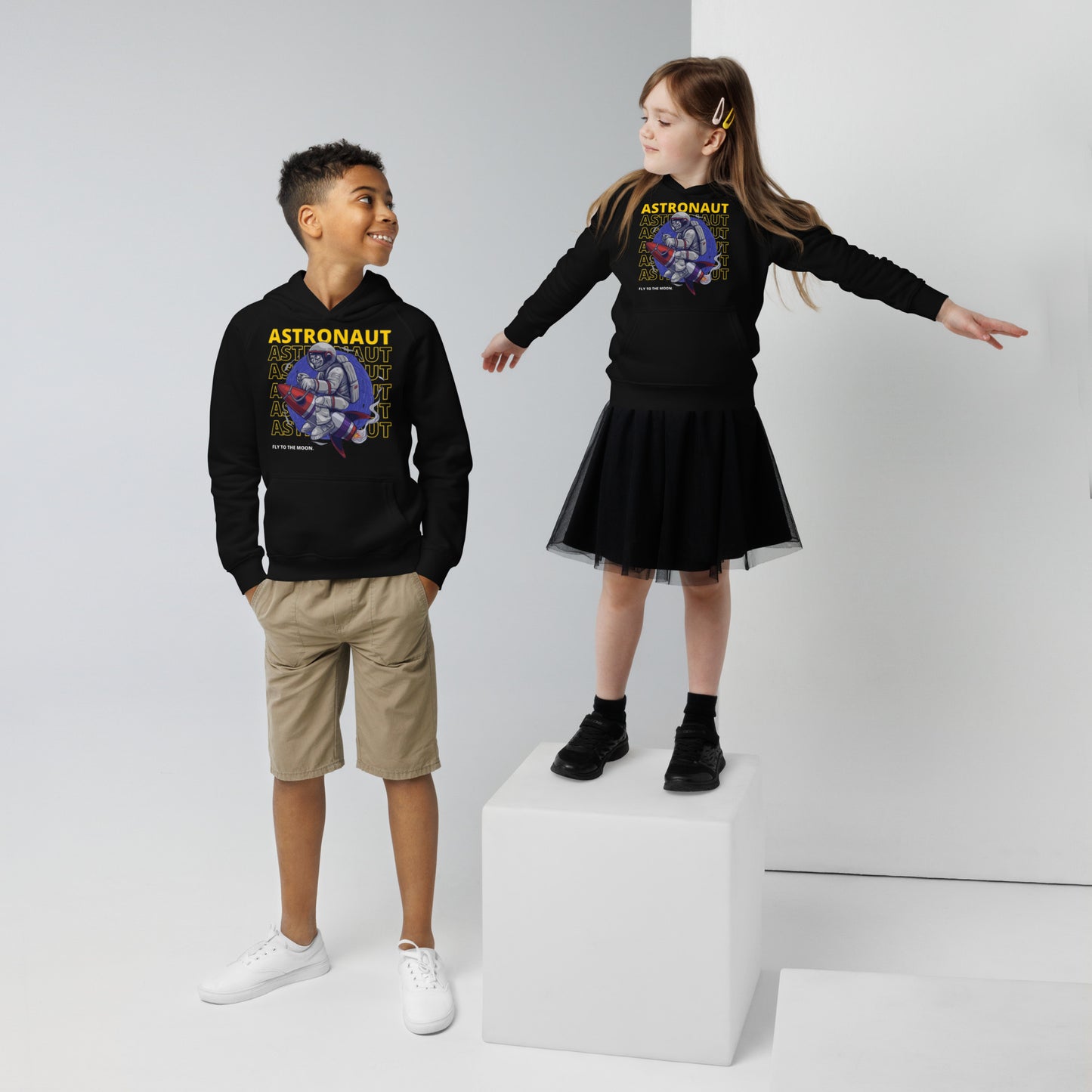 Kids eco hoodie / Graphic hoodie