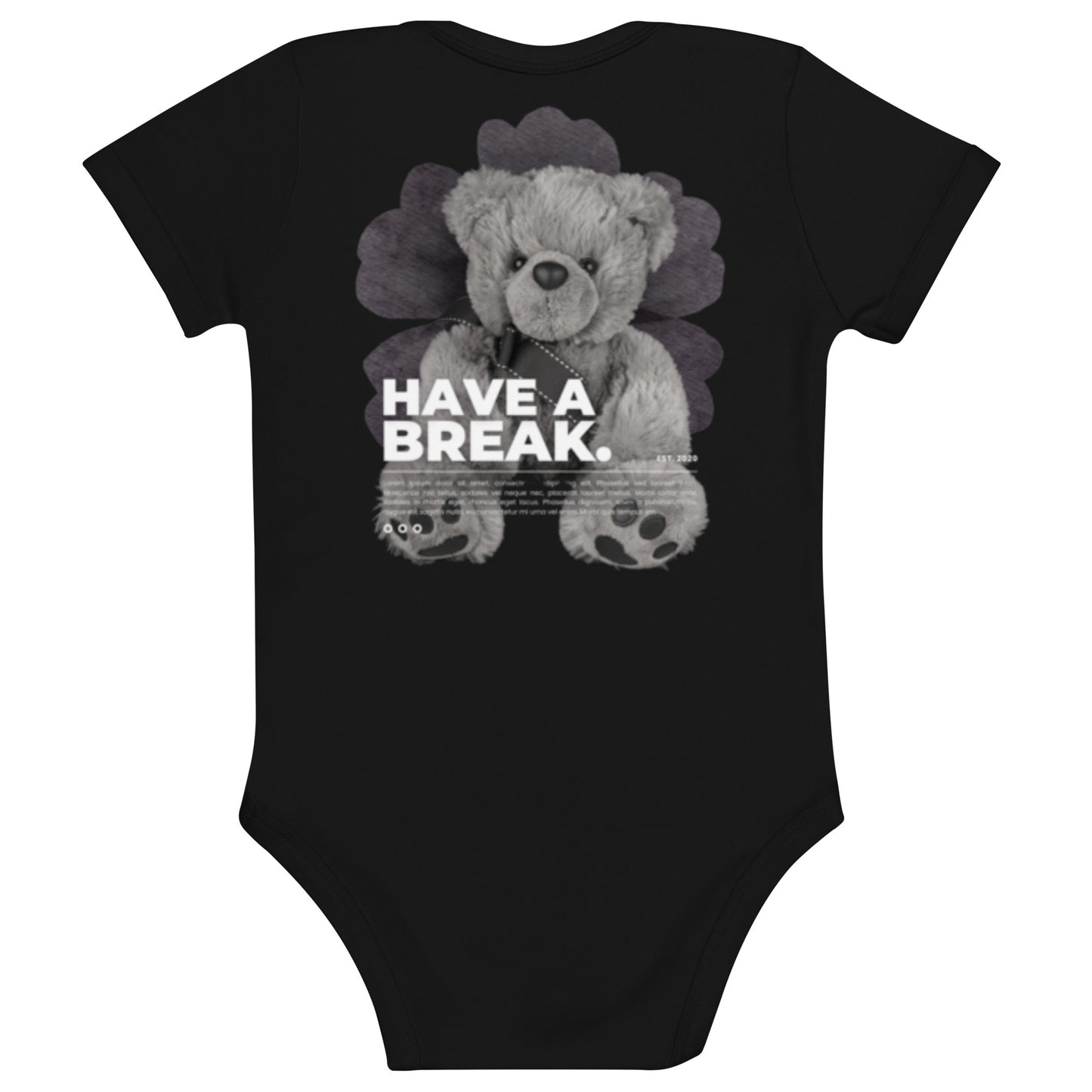 Organic cotton baby bodysuit