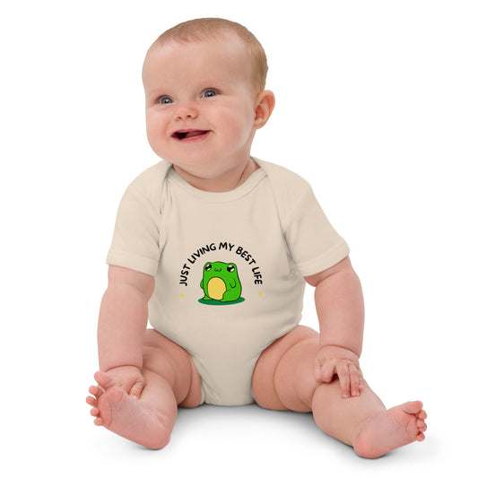 Organic cotton baby bodysuit