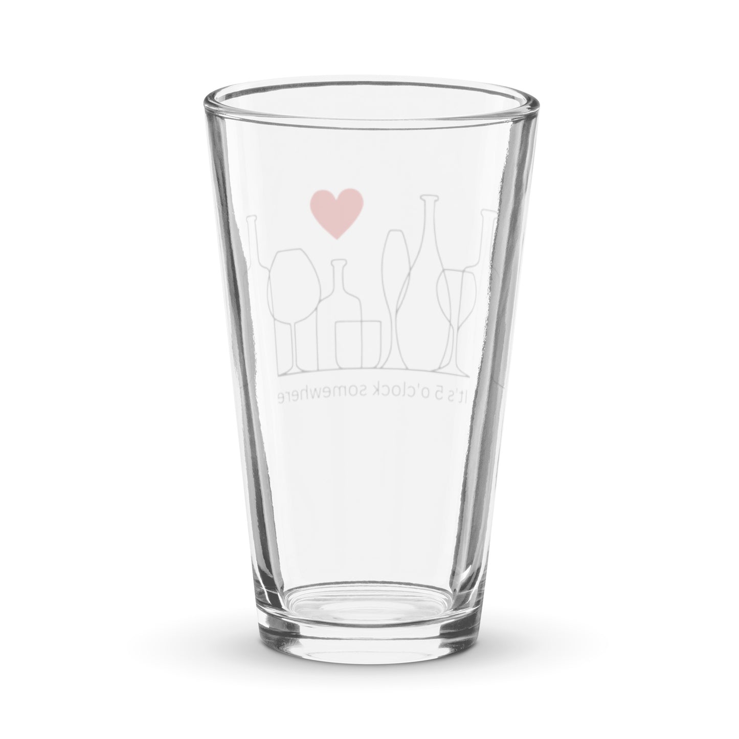 Shaker pint glass