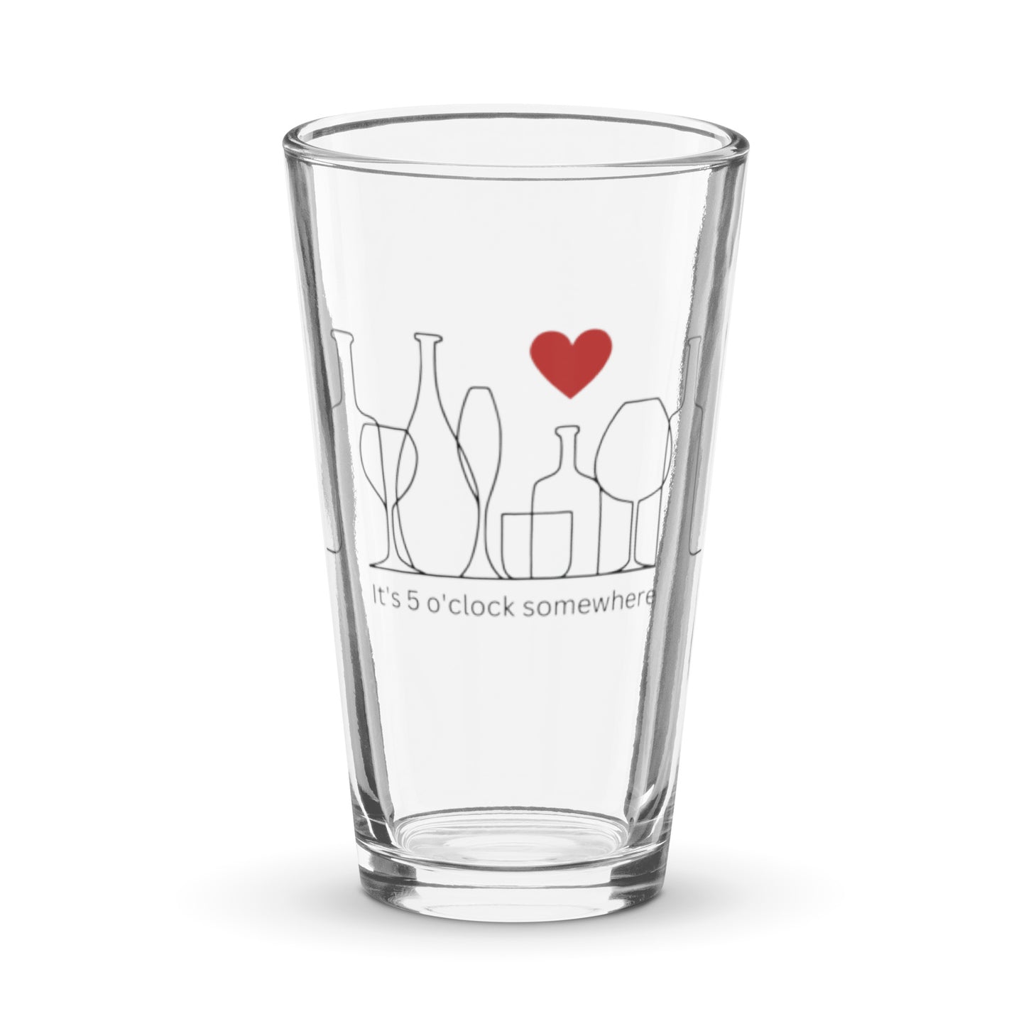 Shaker pint glass /Painted on