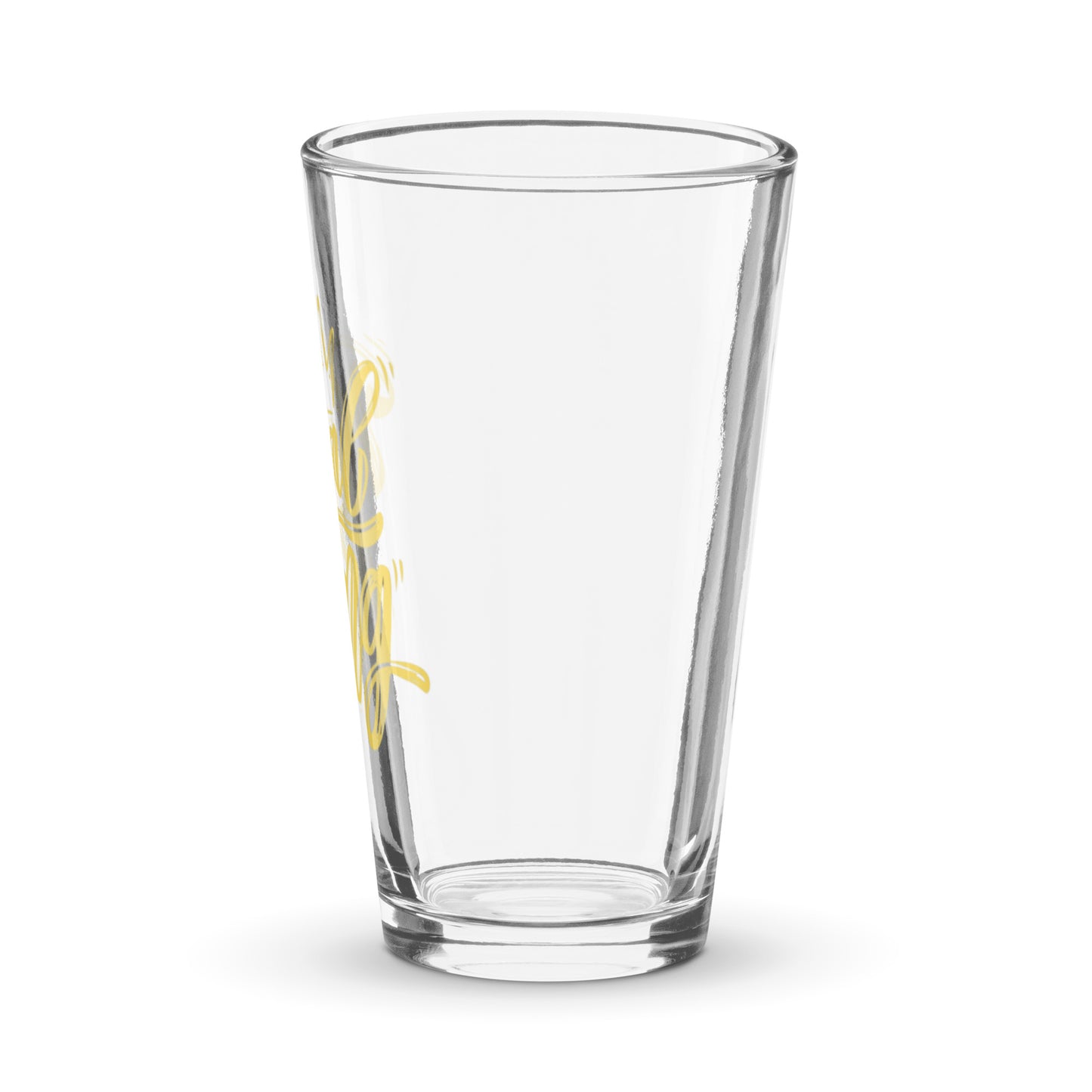 Shaker pint glass