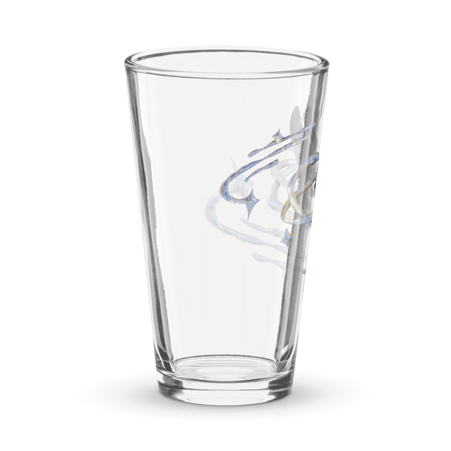 Shaker pint glass / Painted on