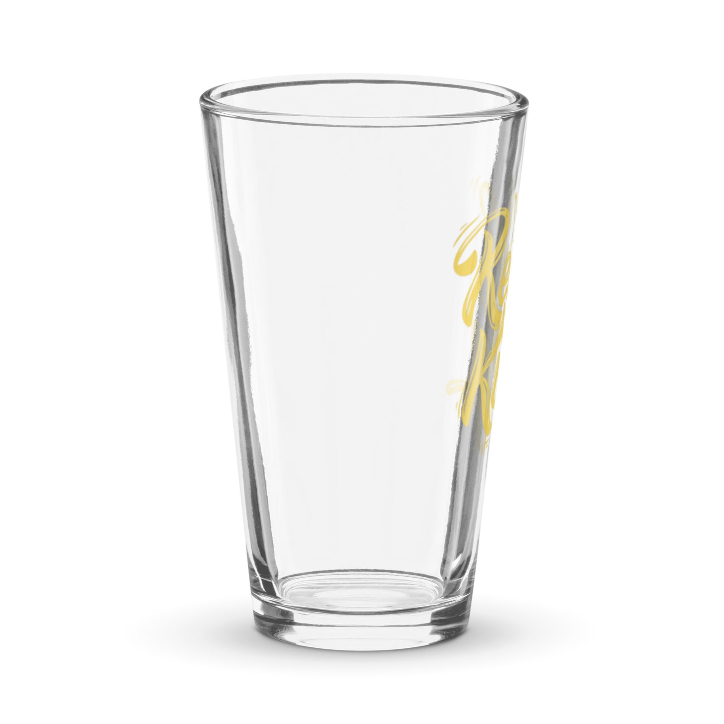 Shaker pint glass / Painted on