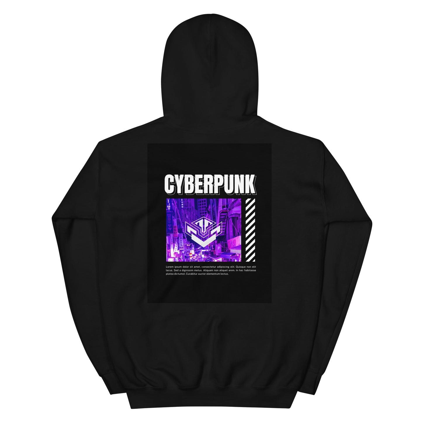 Graphic Drawstring Thermal lined Hoodie