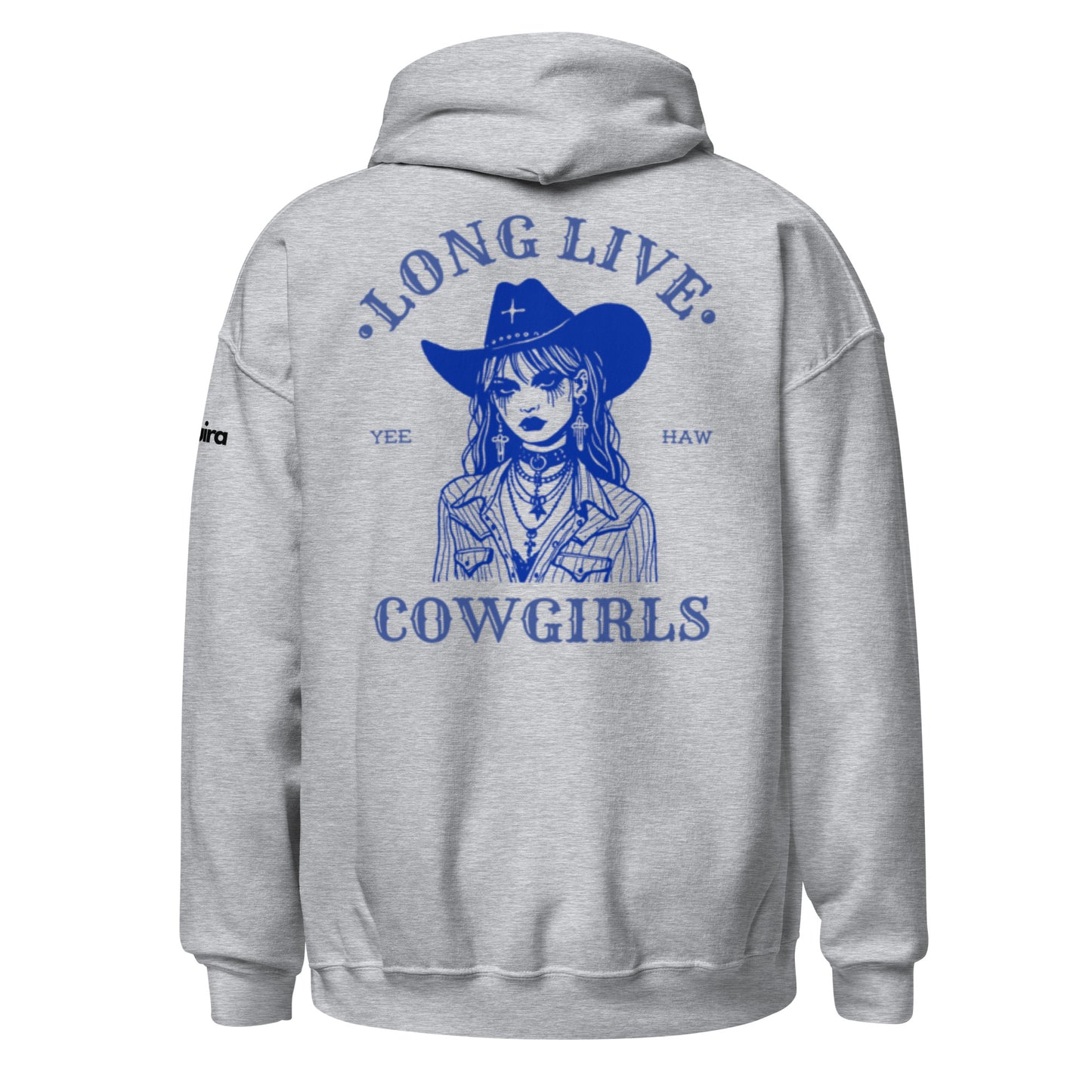 women´s Slogan print Drop shoulder Hoodie