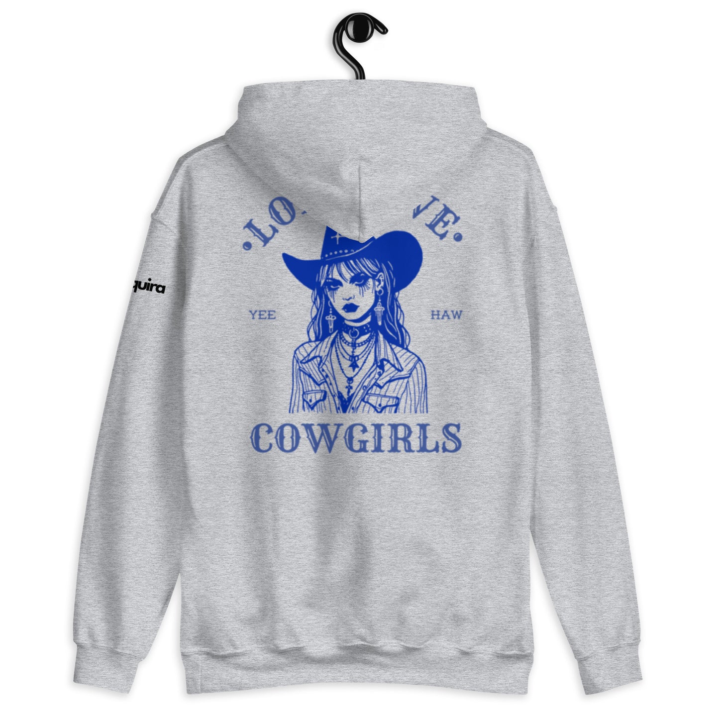 women´s Slogan print Drop shoulder Hoodie