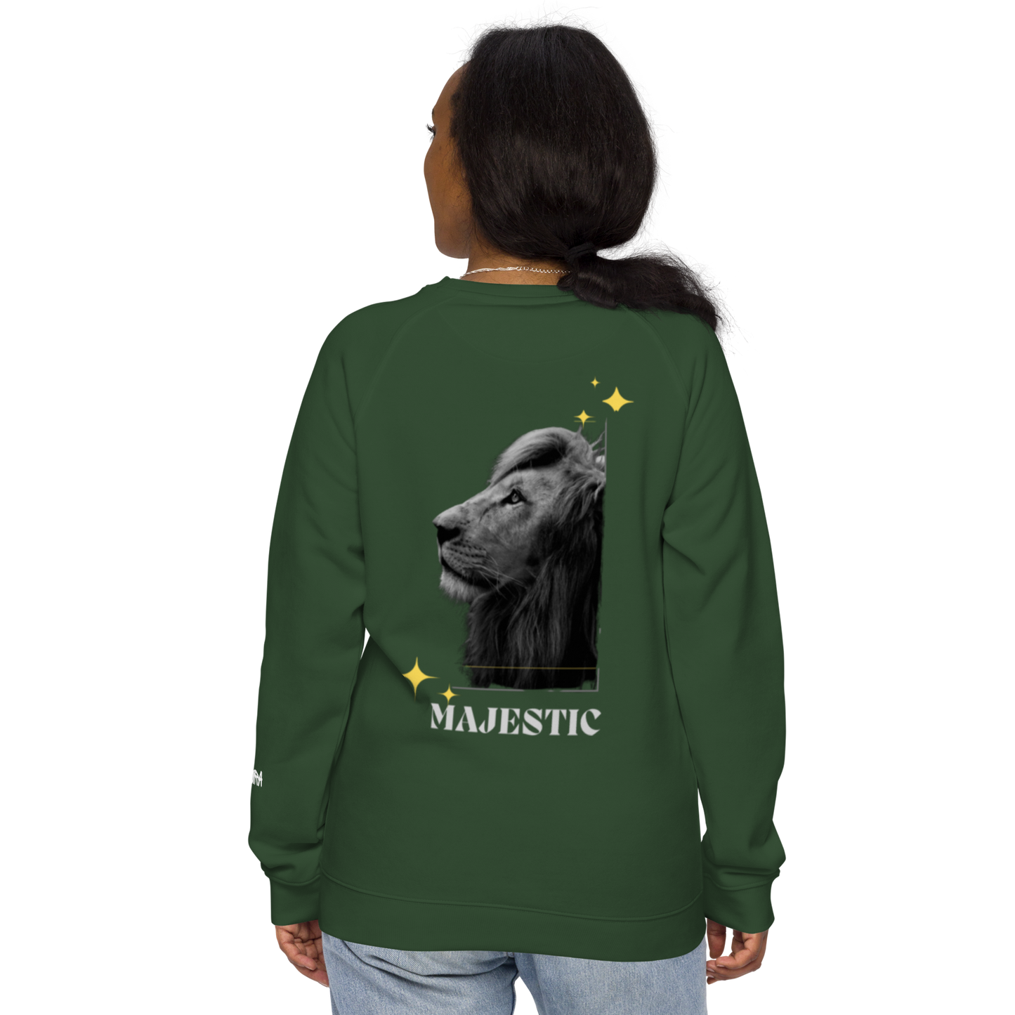 fleece lined Raglan sweatshirt