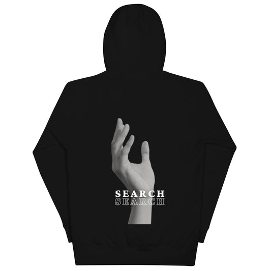 hypemode men´ slogan & Drop drawstring Hoodie