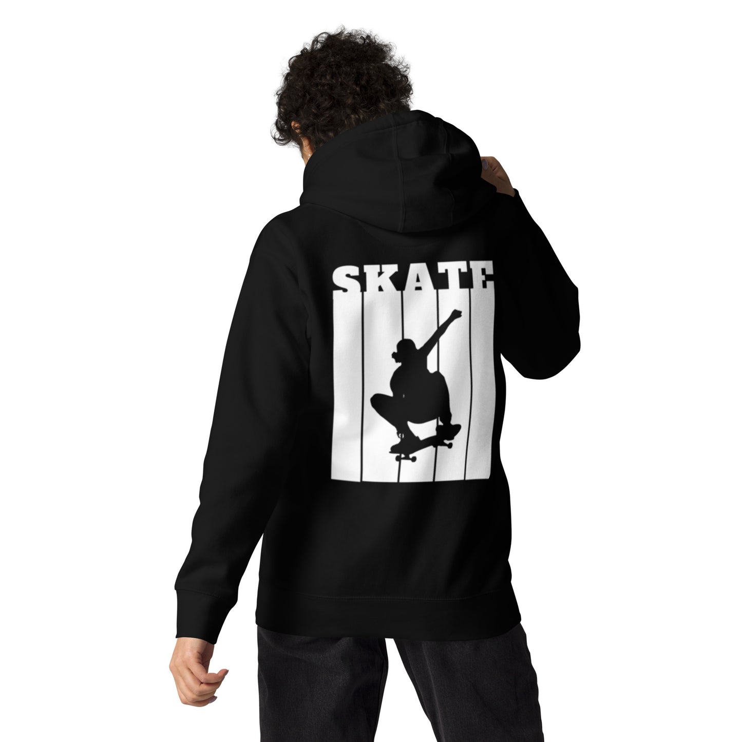 men´slogan graphic kangaroo pocket & Hoodie