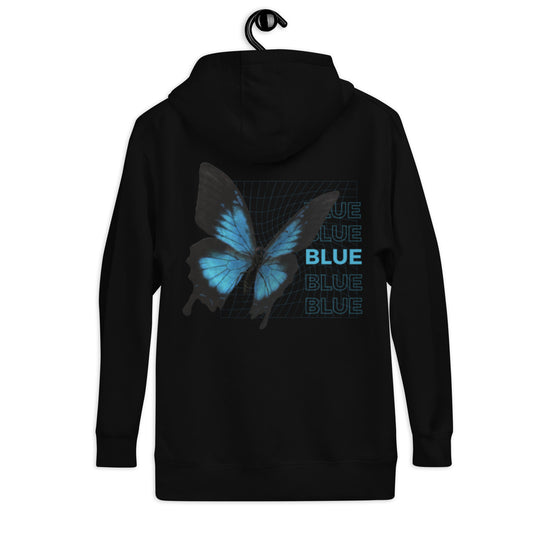 women´ hoodie sweatshirt with a letter and butterfly prints Hoodie