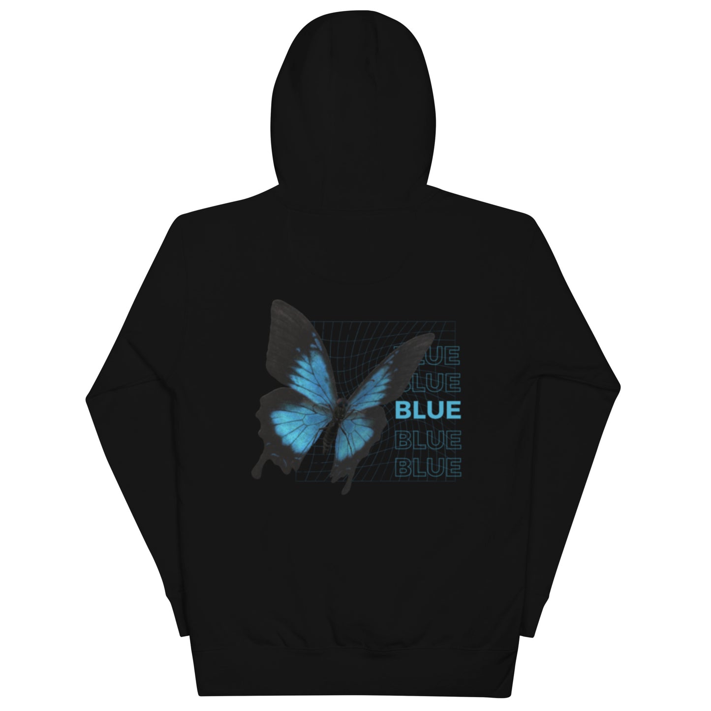 women´ hoodie sweatshirt with a letter and butterfly prints Hoodie