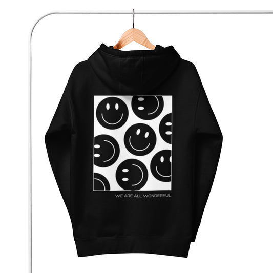 Slogan Graphic Drop shoulder Hoodie