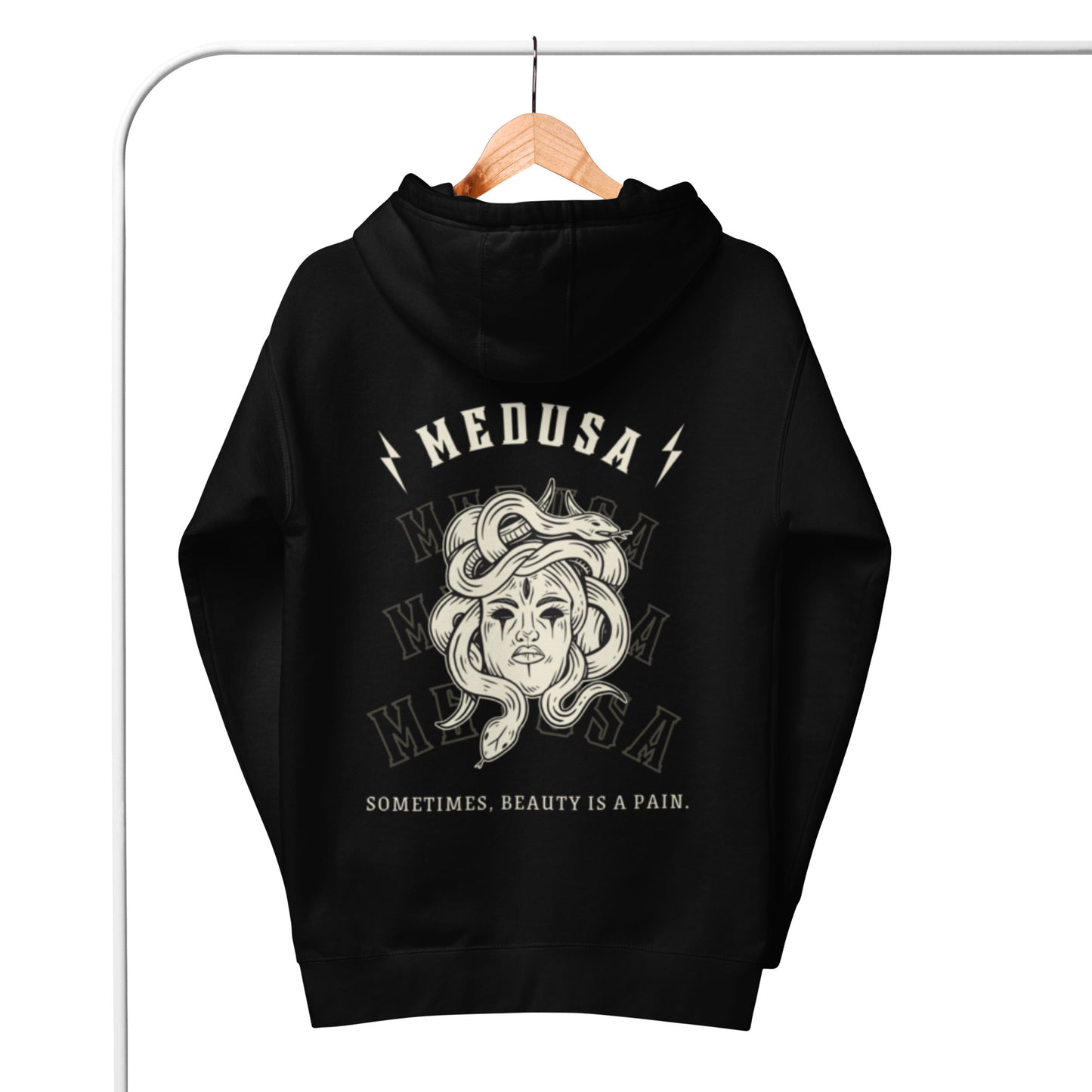 women´ medusa print round sweatshirt Hoodie