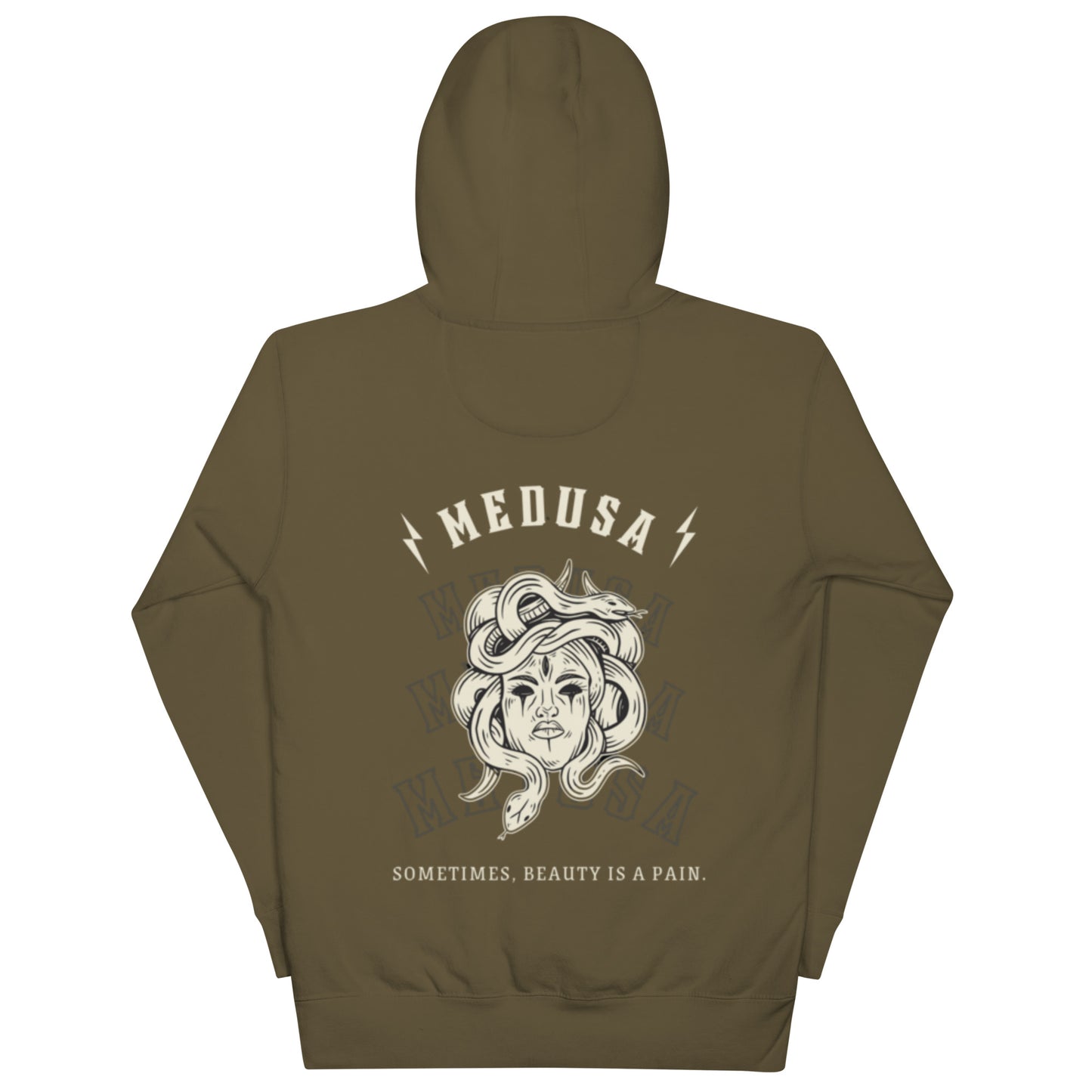 women´ medusa print round sweatshirt Hoodie