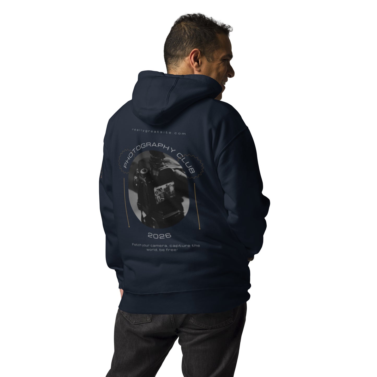 PETITE Slogan Graphic Drop shoulder Hoodie