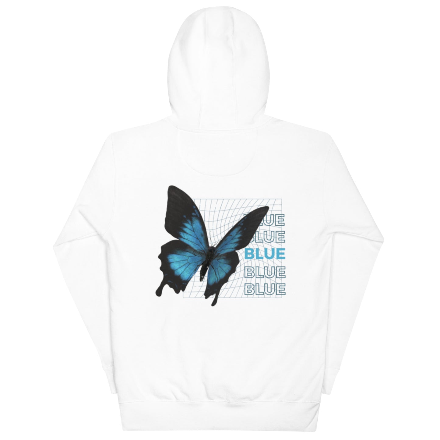 women´ hoodie sweatshirt with a letter and butterfly prints Hoodie